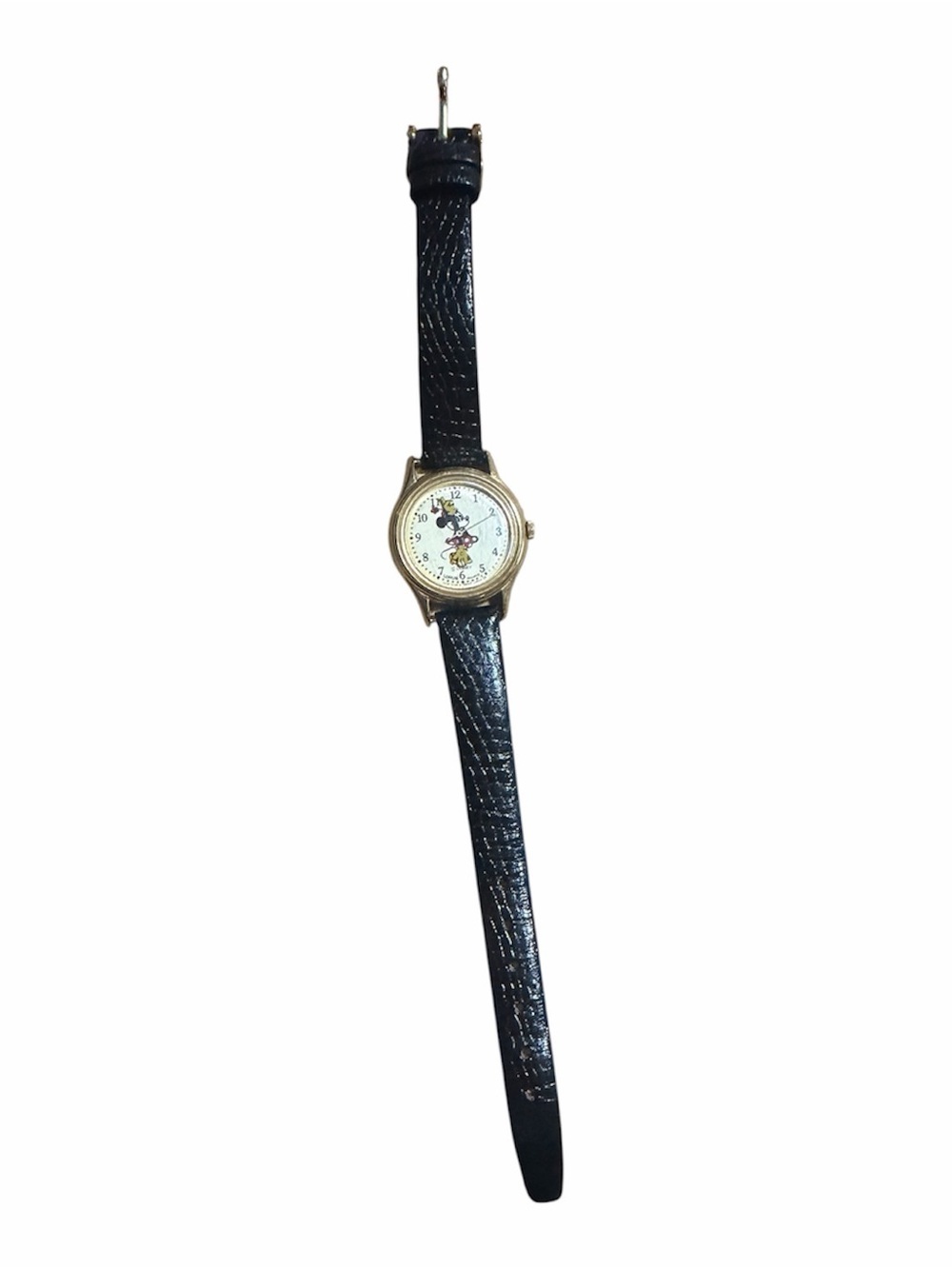 VTG 90’s Disney x Gildan Lorus Minnie Mouse leather band watch